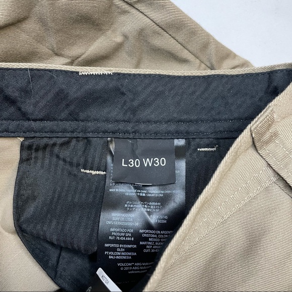 Volcom - Frickin Modern Straight Pant - Khaki - 30 - Picture 7 of 10